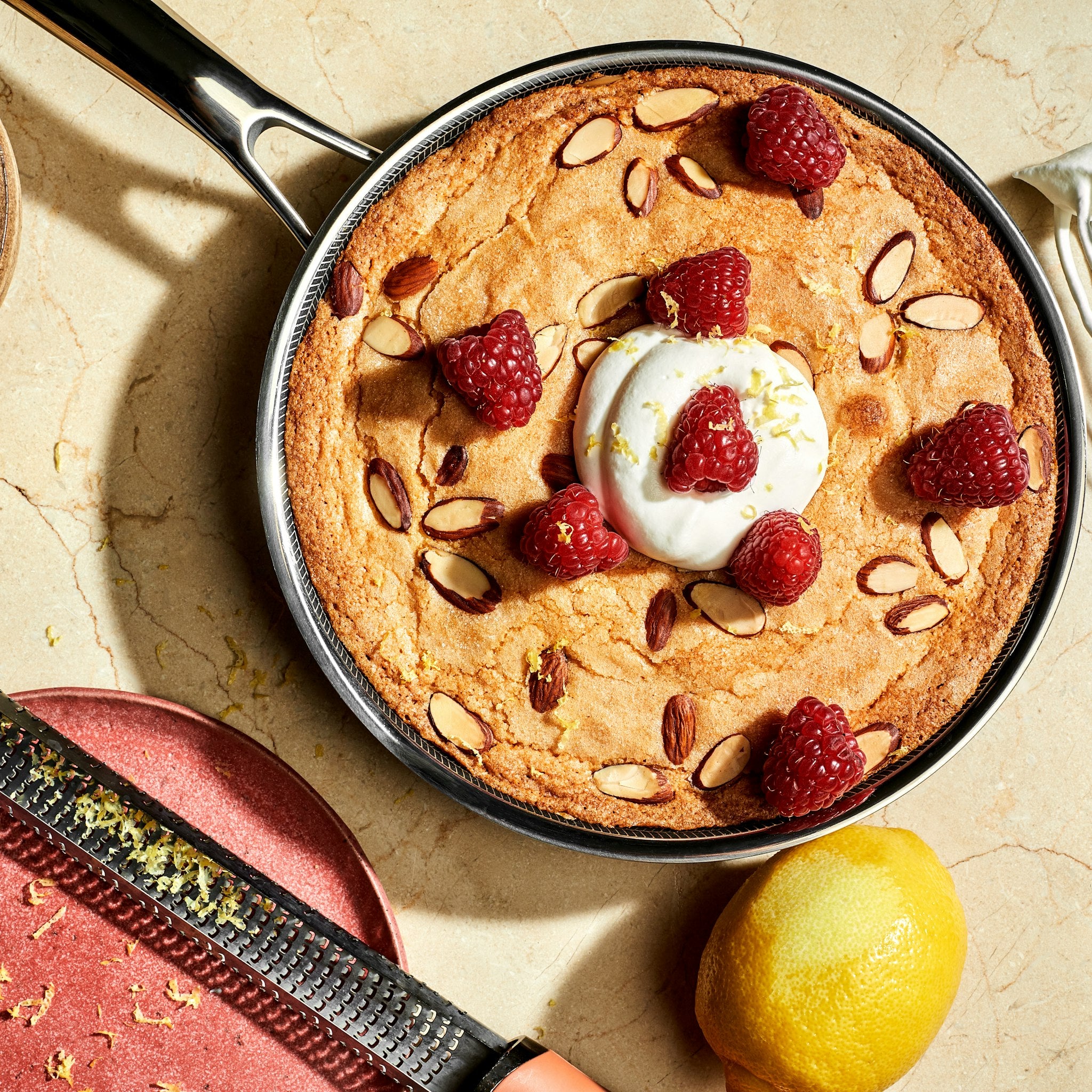 HexClad_8_HybridPan_CWPN08-C_LemonAlmondCakewithRaspberries_WhippedCream_012624_KF_02