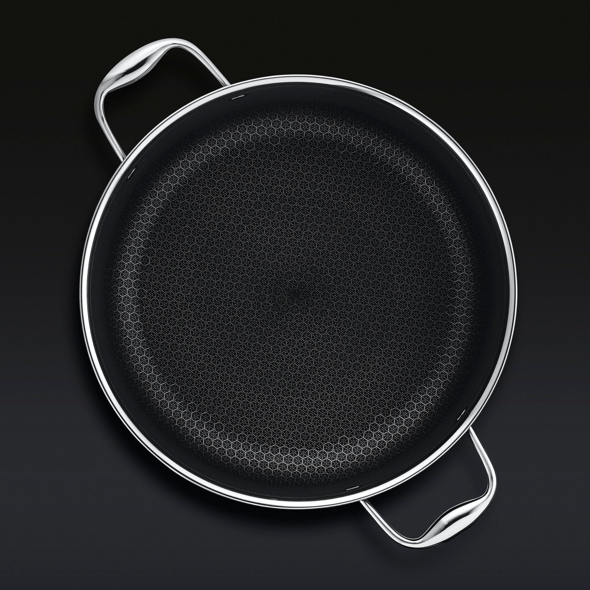 Hexclad_10QTPot_Overhead_BLACK